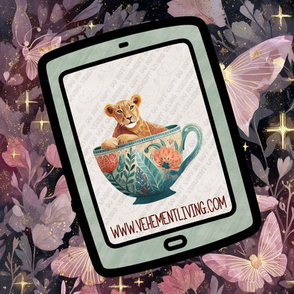 Tea Cup Animals Clipart Bundle