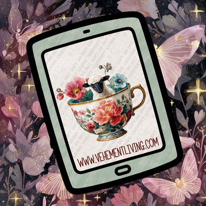 Tea Cup Animals Clipart Bundle