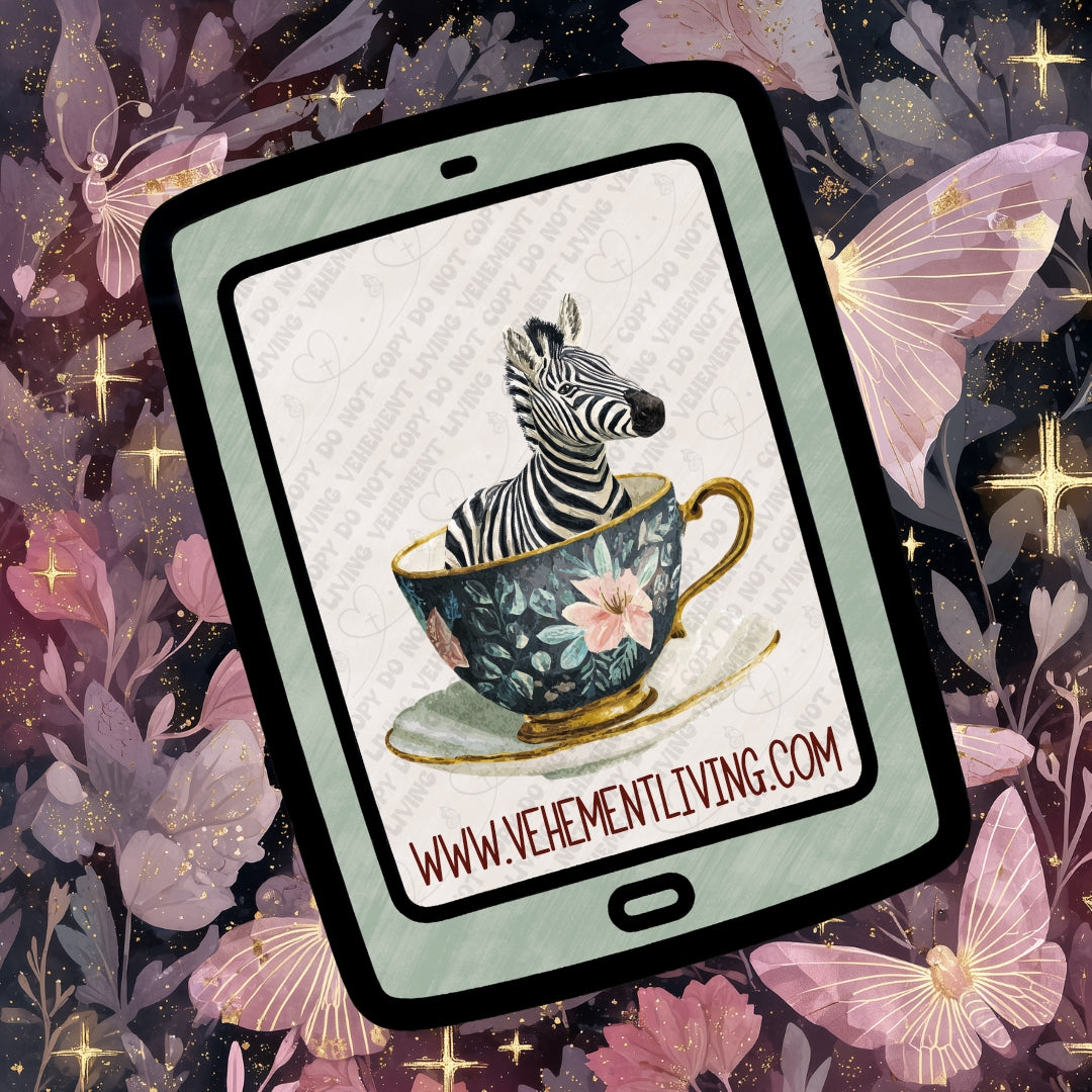 Tea Cup Animals Clipart Bundle