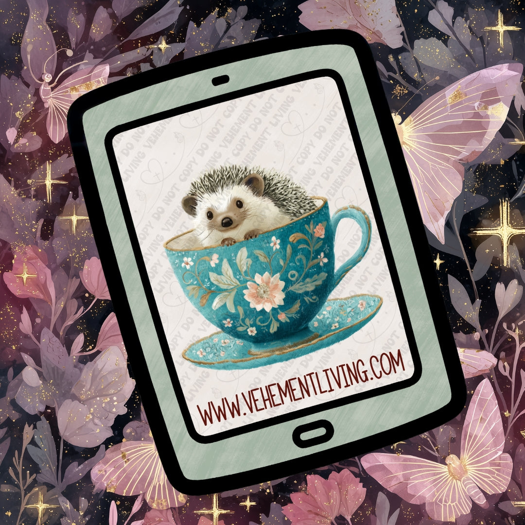 Tea Cup Animals Clipart Bundle
