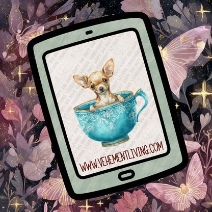 Tea Cup Animals Clipart Bundle