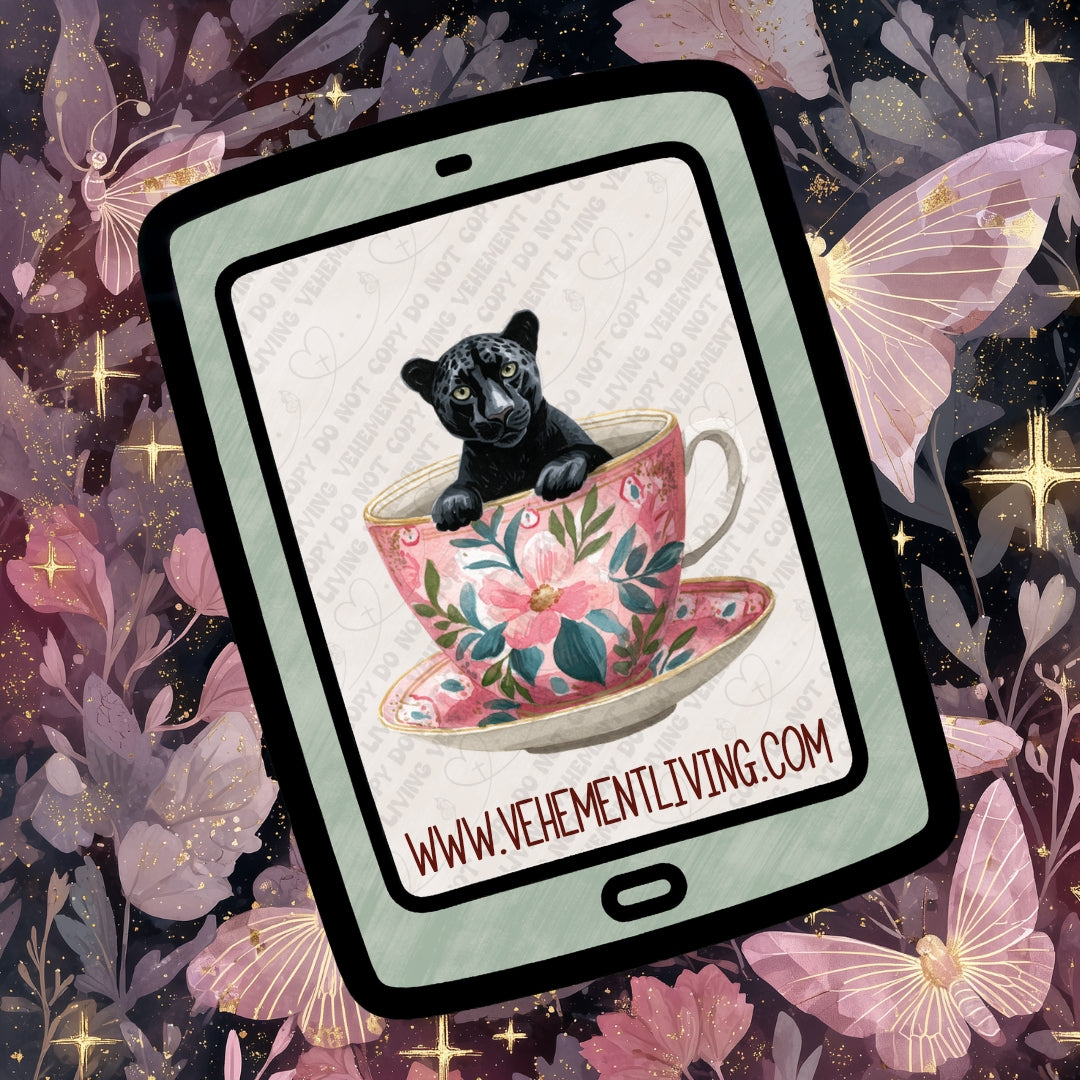 Tea Cup Animals Clipart Bundle