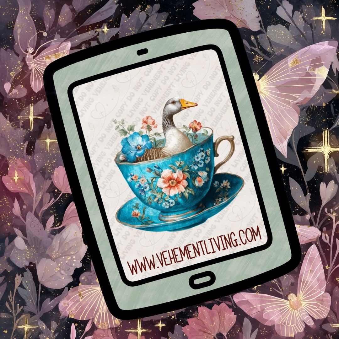 Tea Cup Animals Clipart Bundle