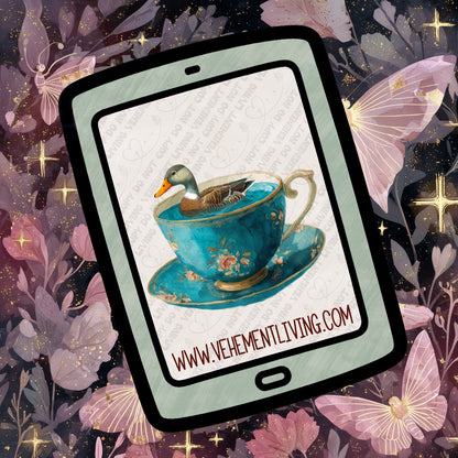 Tea Cup Animals Clipart Bundle