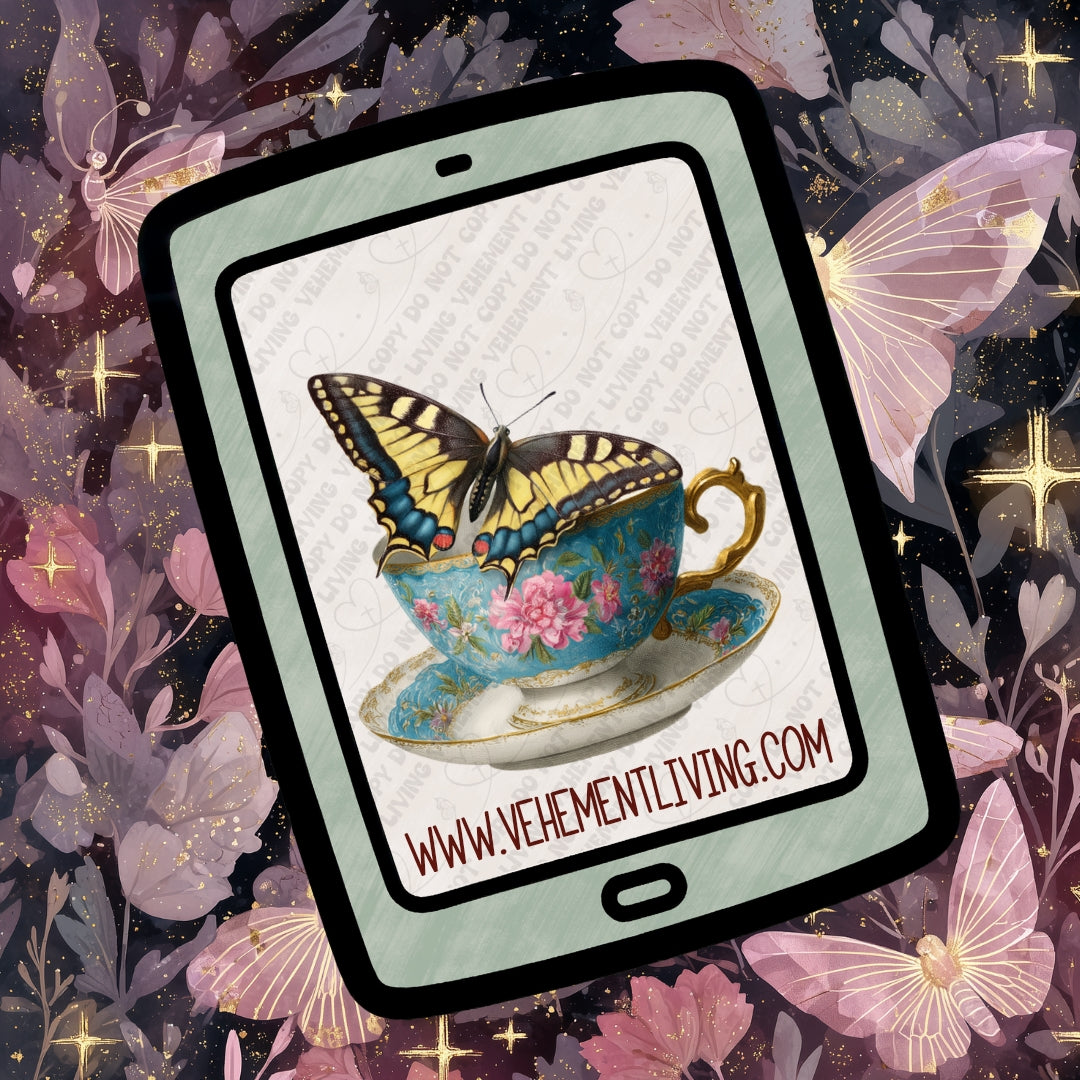 Tea Cup Animals Clipart Bundle