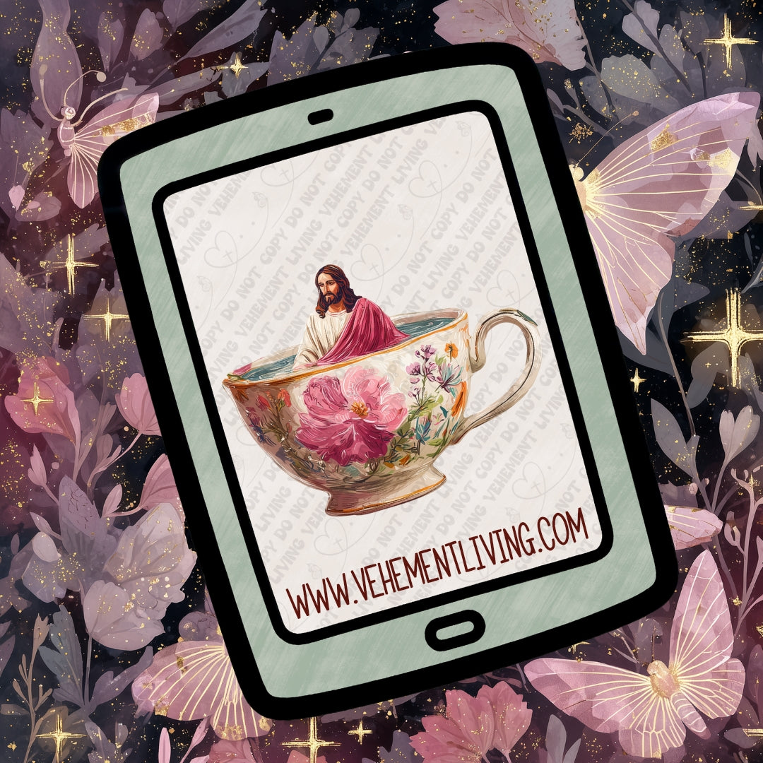 Tea Cup Animals Clipart Bundle