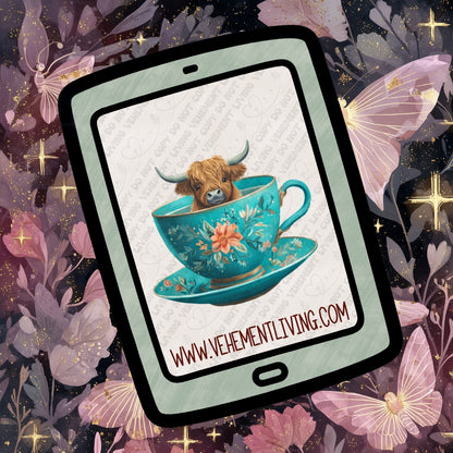 Tea Cup Animals Clipart Bundle