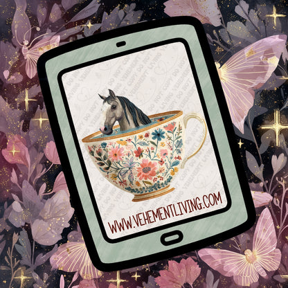 Tea Cup Animals Clipart Bundle