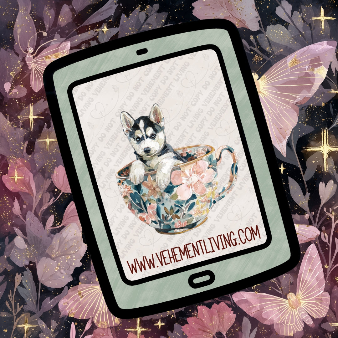 Tea Cup Animals Clipart Bundle