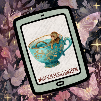 Tea Cup Animals Clipart Bundle