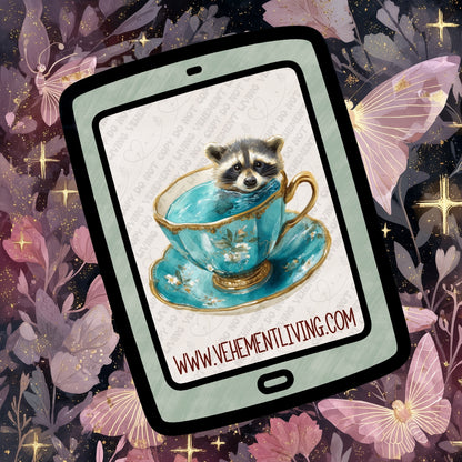 Tea Cup Animals Clipart Bundle