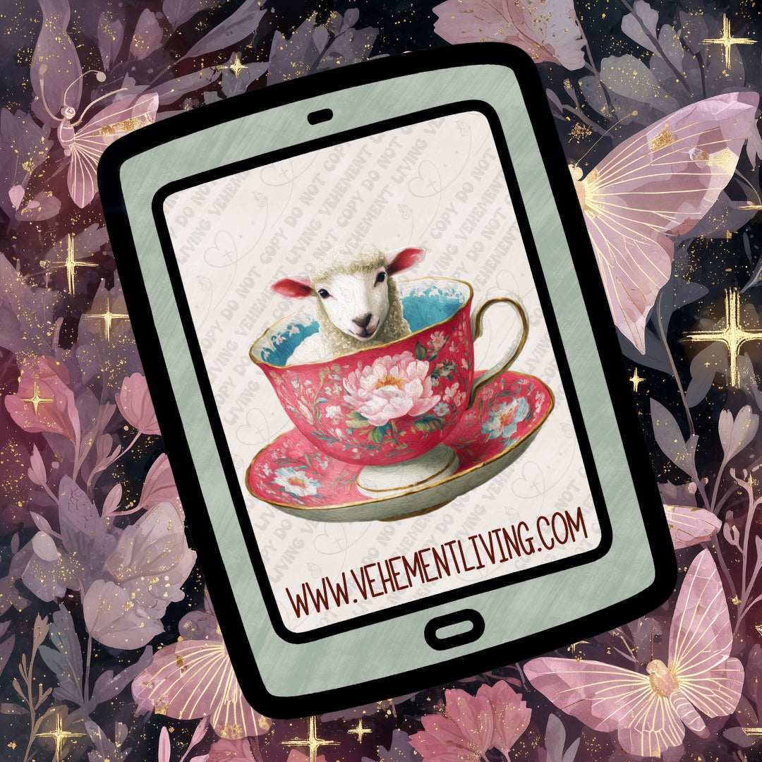 Tea Cup Animals Clipart Bundle