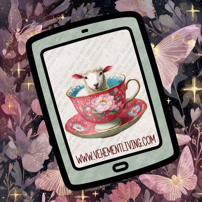 Tea Cup Animals Clipart Bundle