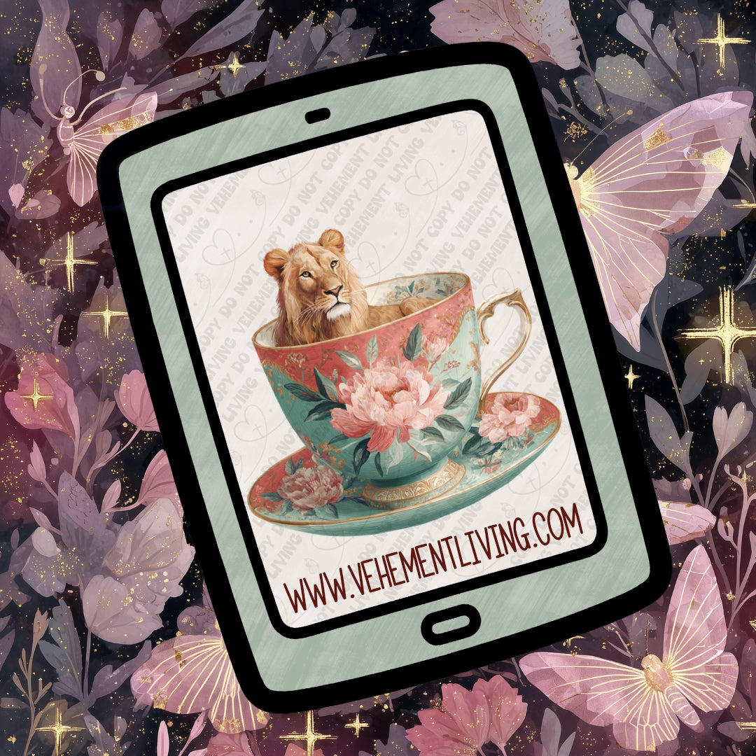 Tea Cup Animals Clipart Bundle