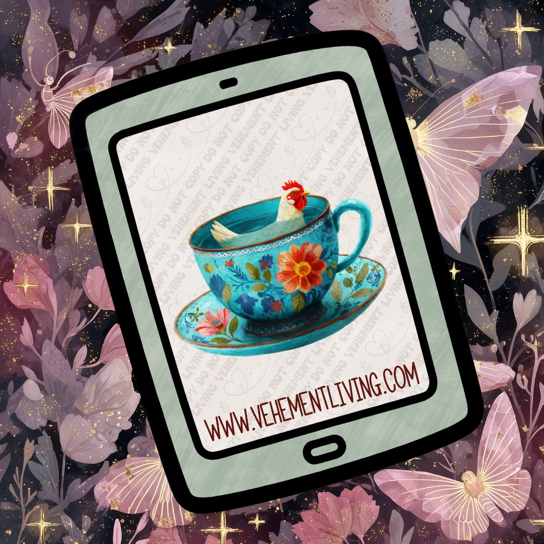 Tea Cup Animals Clipart Bundle