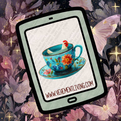 Tea Cup Animals Clipart Bundle