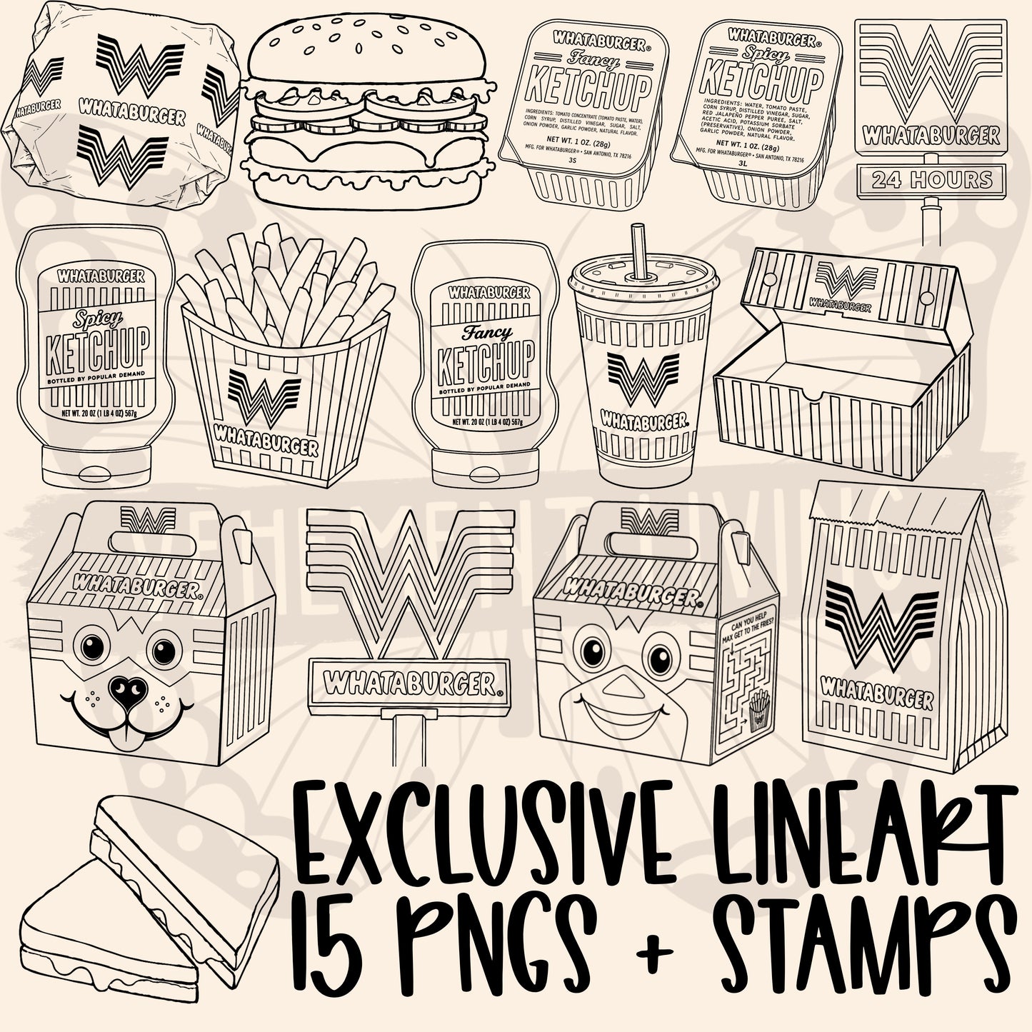 Exclusive Stamp + PNG Set