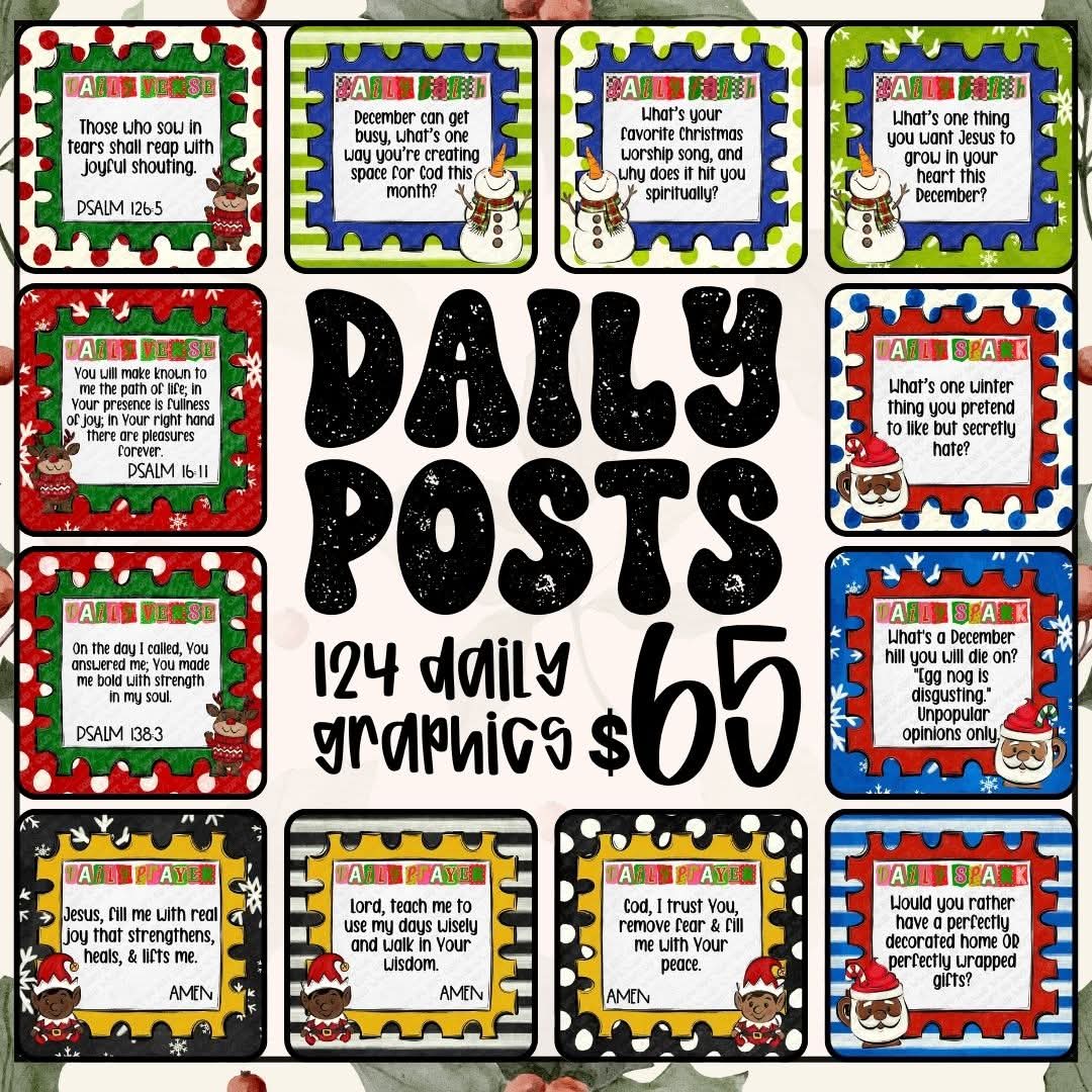 December Content Pack (124 Graphics)