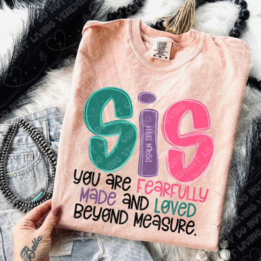 SIS Fearfully Made and Loved digital design