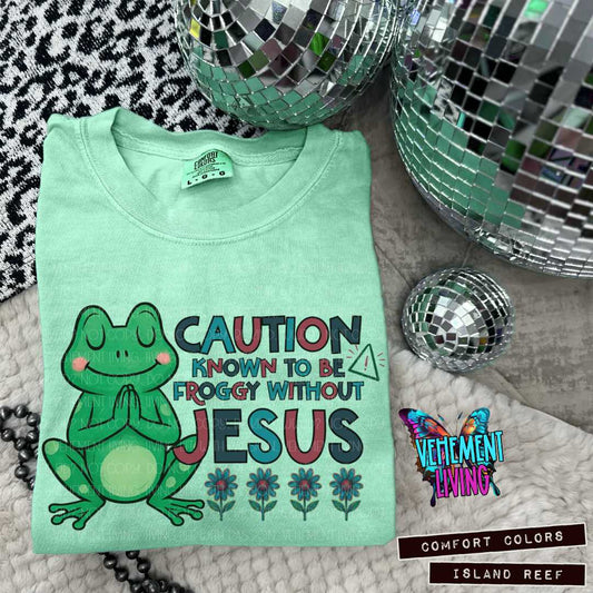 Froggy Without Jesus digital design