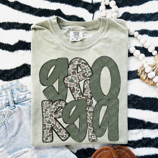 Georgia Camo digital design