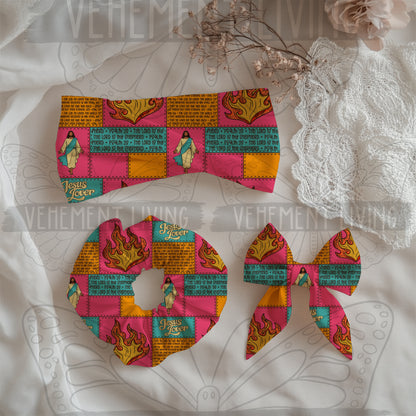 Fire for Jesus Pink Seamless Paper