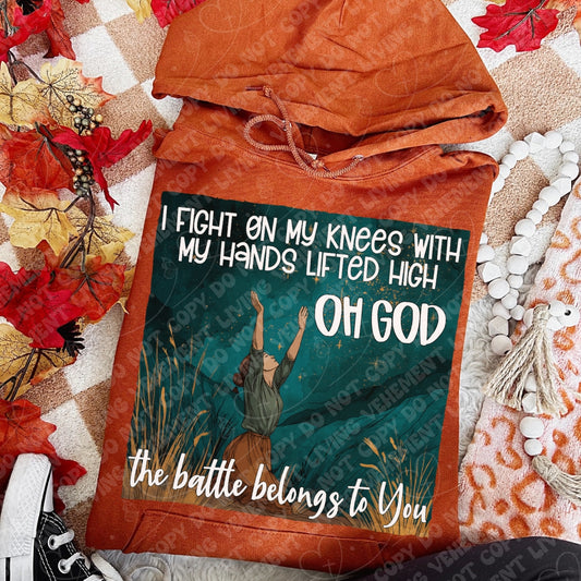 I Fight On My Knees V1 digital design