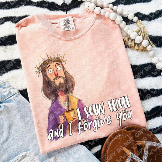 I Saw That and I Forgive You digital design