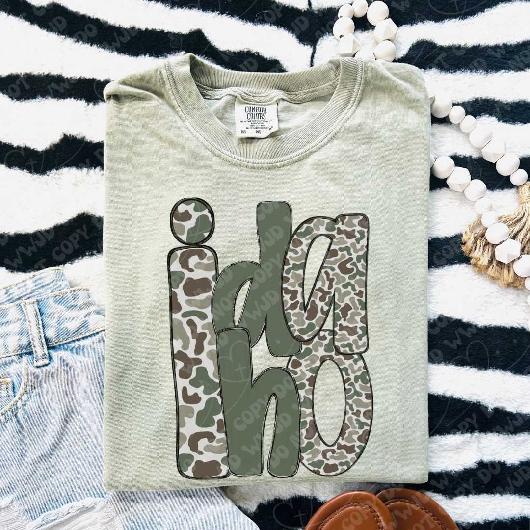 Idaho Camo digital design