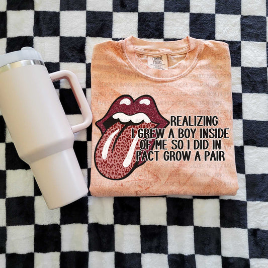 I Did In Fact Grow A Pair Tongue digital download