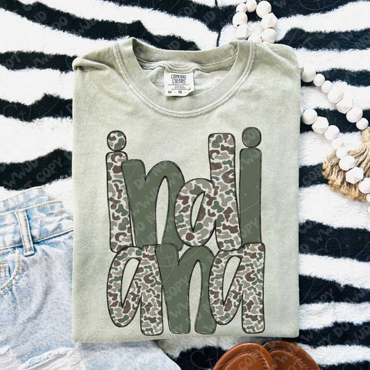 Indiana Camo digital design