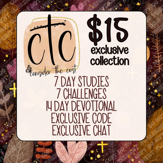 Consider the Cost Exclusive Collection