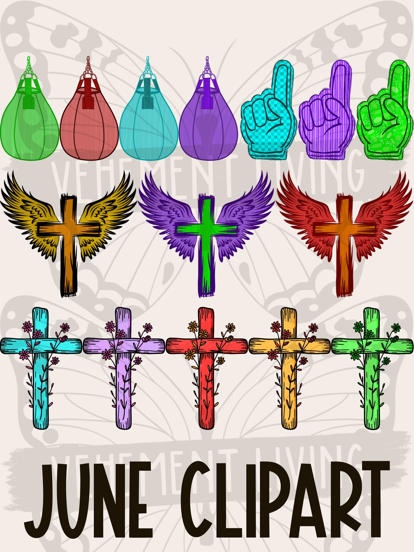 June 2026 Clipart + Papers
