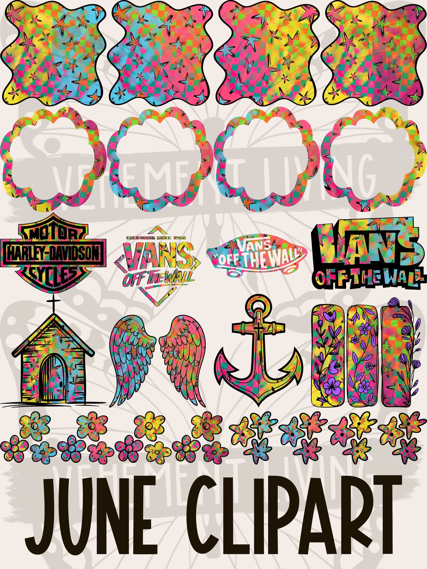 June 2026 Clipart + Papers