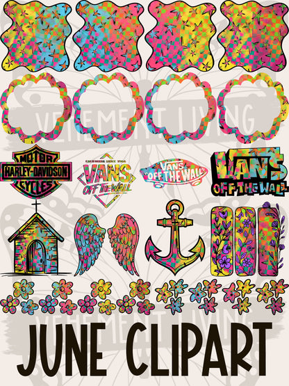 June 2026 Clipart + Papers