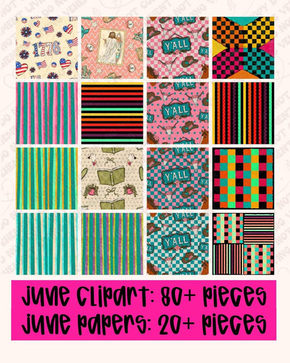 June 2026 Clipart + Papers