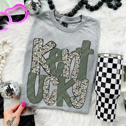 Kentucky Camo digital design