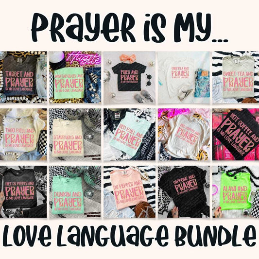 Prayer is my Love Language Bundle digital design