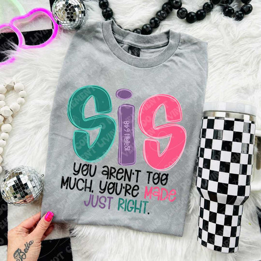 SIS Made Just Right digital design