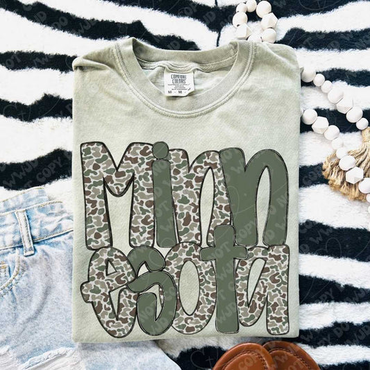 Minnesota Camo digital design