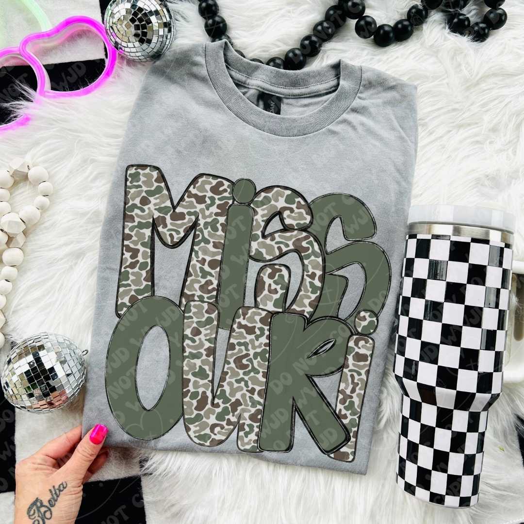 Missouri Camo digital design