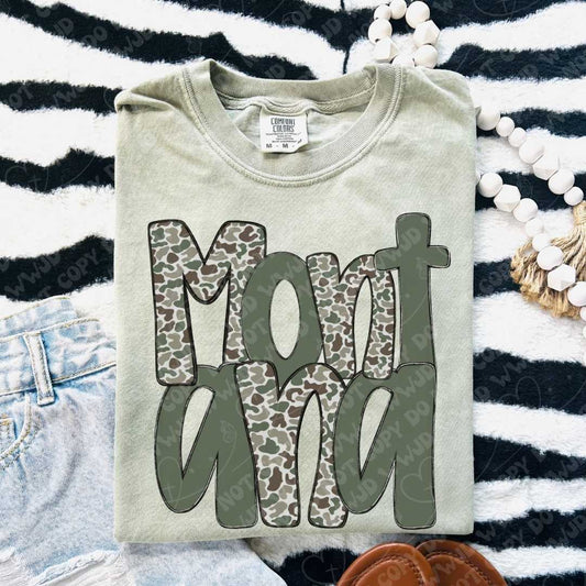 Montana Camo digital design