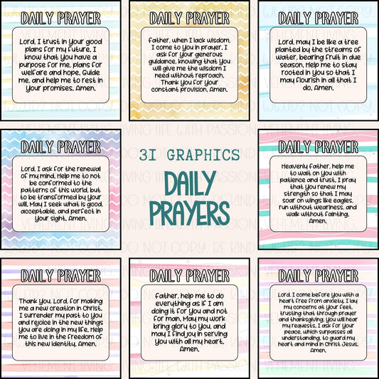 March Daily Prayers
