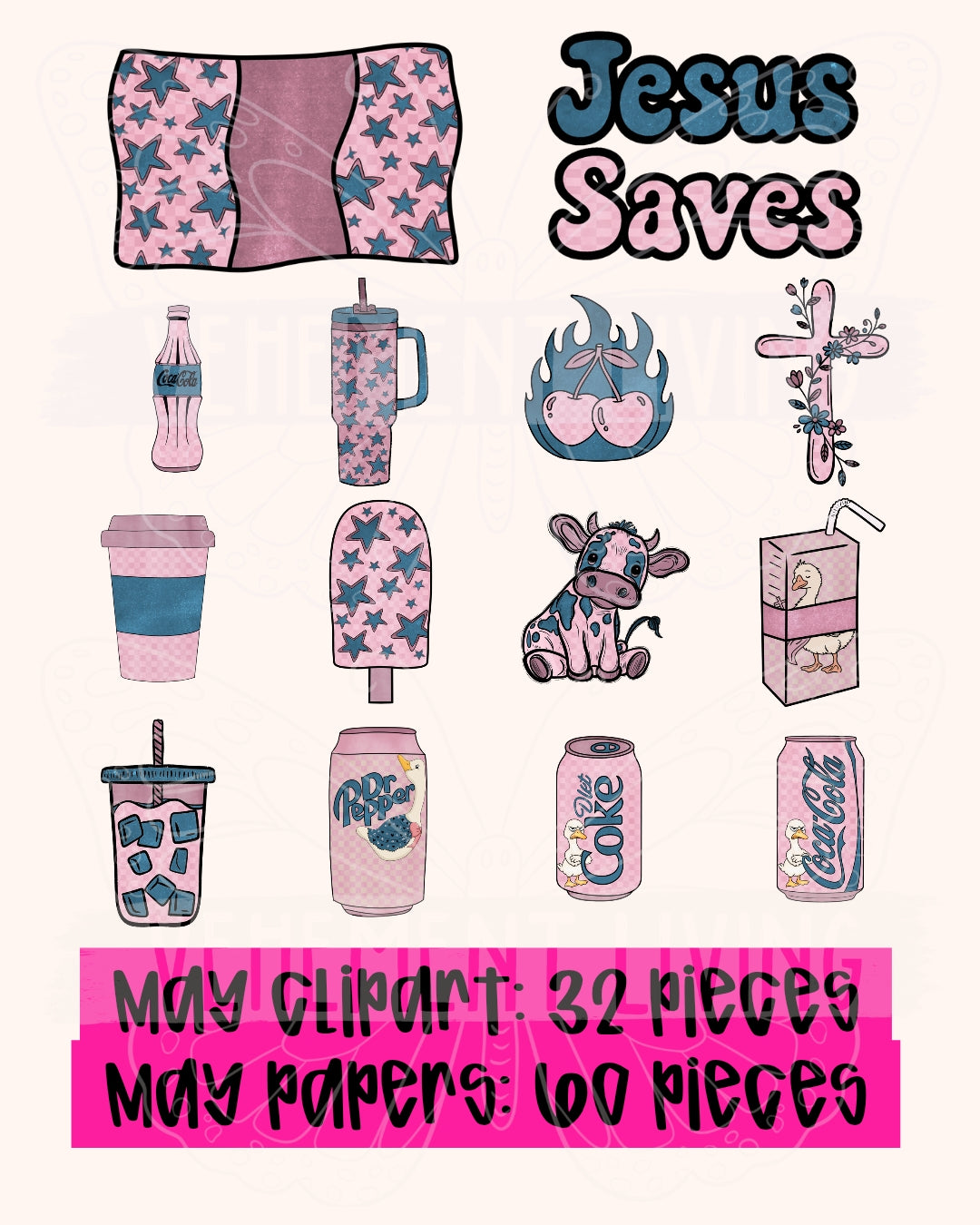 May 2026 Clipart + Papers