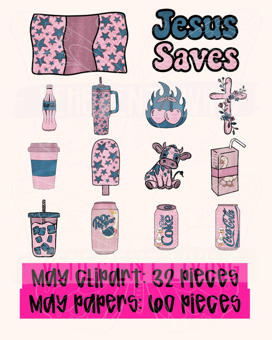 May 2026 Clipart + Papers