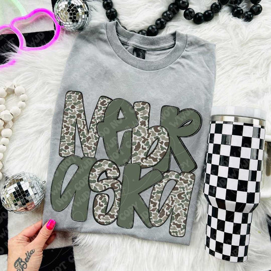 Nebraska Camo digital design