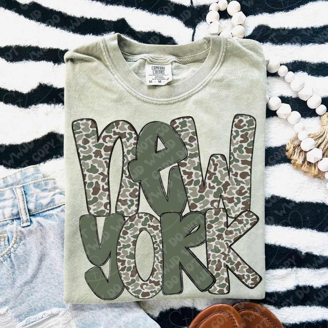 New York Camo digital design