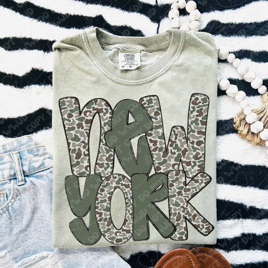 New York Camo digital design