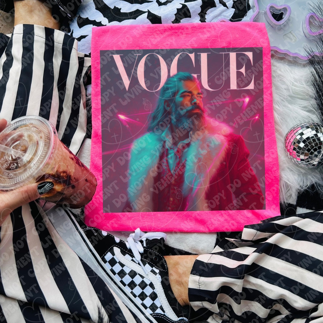 Vogue Neon Santa V2 digital design