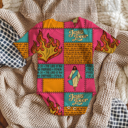 Fire for Jesus Pink Seamless Paper